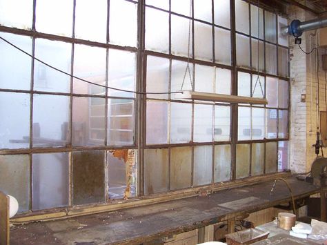 frosted casement windows, lived-in look Factory Windows, Window Renovation, Warehouse Windows, Commercial Windows, Vinyl Replacement Windows, Industrial Windows, Metal Windows, Window Projects, Industrial Building