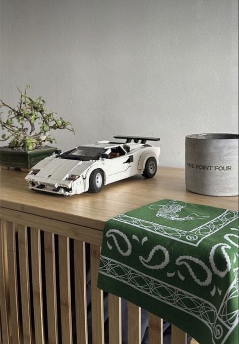 Lego Room Decor, Lego Speed Champions, Camera Car, Cars Room, Lego Room, Lamborghini Countach, Car Toy, Lego Cars, Apartment Decor Inspiration