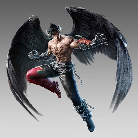 Devil Jin character art from Tekken 7: Fated Retribution #art #artwork #gaming #videogames #gamer #gameart Tekken 8 Devil Jin, Tekken 7 Jin, Tekken Jin Kazama, Devil Jin, Tekken Wallpaper, Games Ps4, Tekken 8, Dark Triad, Jin Kazama