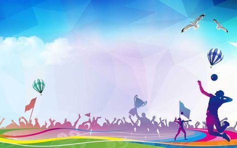 A badminton match; a sports meet Sports Background Aesthetic, Linkedin Background Banner Creative, Sports Background Design, Badminton Match, Background Sport, Sports Background, Reka Bentuk Grafik, Iphone Stickers, Sports Meet