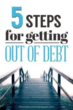 Trying to get out of debt can be overwhelming. That's why I've provided you with 5 easy steps to get out of debt. Trust me, they work! Best Way To Get Out Of Debt, Get Out Of Debt When You're Broke, How To Use Debt To Build Wealth, Clear Debt, Consolidate Credit Card Debt, Loan Payoff, Debt Consolidation Tips, Debt Reduction, Credit Debt