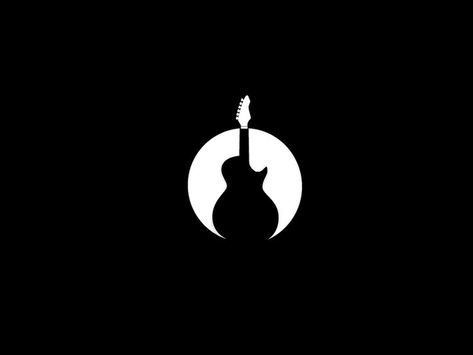 Guitar Logo Design Ideas, Singer Logo Design, Rock Logo Design, Logo Type Typography, Guitar Logo Design, Logo Musik, Space Guitar, Singer Logo, Bauhaus Logo