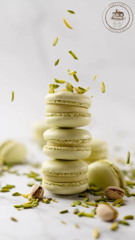 Pistachio Macaron, Macaron Pistache, Business Entrepreneurship, Pistachio, Sweet 16, Macarons, Natal