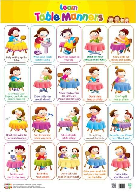 Manners Worksheet, Table Manners For Kids, Kids Table Manners, Good Manners For Kids, Manners Preschool, Manners Chart, Teaching Tables, Manners Activities, Teaching Kids Manners