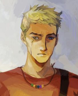 Fanart of Luke Castellan from Percy Jackson [NOT MY ART] Percy Jackson Aesthetic Camp Half Blood, Luke Percy Jackson, Luke Castellan, Trials Of Apollo, Blood Art, Percy Jackson Fan Art, Percy Jackson Characters, Book Icons, Blonde Boys