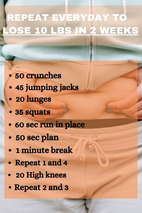 "Get ready to shed pounds fast! Repeat these effective exercises daily for 2 weeks to accelerate your weight loss journey. Say goodbye to stubborn fat and hello to a fitter, healthier you! #WeightLoss #FitnessGoals #2WeekChallenge #FitnessJourney #GetFit #WeightLossTips #FitnessMotivation #HealthyLiving #ExerciseRoutine #WorkoutChallenge #FitLife #BodyTransformation #SummerBody #FitnessInspiration #2WeekFitness #WeightLossChallenge #ExerciseGoals #FitAndHealthy How Long To Lose 70 Pounds Fast, Loosing Weight Super Fast, Loose Stomach Fat Fast Workouts, Lose 10 Lbs 2 Weeks, Loose Stomach Fat Workout, Loose Belly Fat Quick Workouts, How To Loss Belly Fat Fast In A Month, Quick Ways To Lose Belly Fat 10 Pounds, Lost 50 Pounds