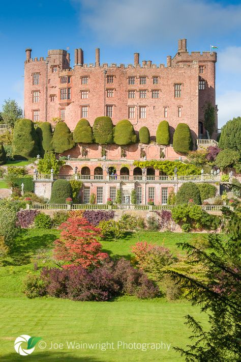 Powis Castle ~ Wales, UK. Built in the 13th century as a fortress for Welsh princes, Geisha Samurai, Powis Castle, Terraced Gardens, Welsh Castles, Castles In Wales, English Castles, Wales Uk, Chateau France, Castle Ruins