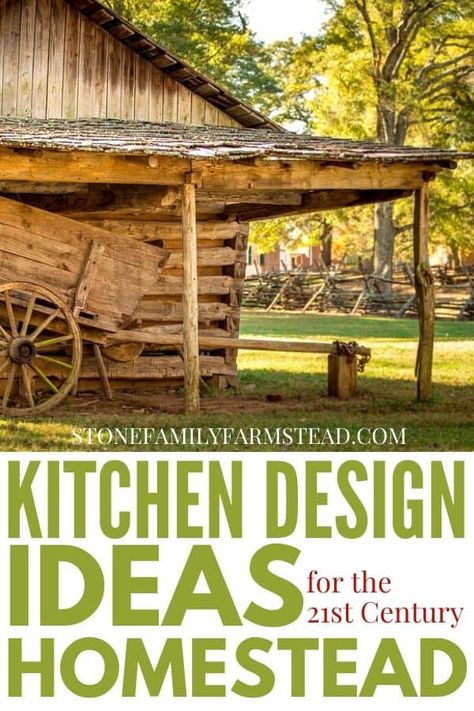 Off Grid Kitchen, Top Kitchen Trends, Modern Homestead, Homestead Kitchen, Modern Kitchen Design Ideas, Homesteading Diy, Off Grid Cabin, Homesteading Skills, Urban Homesteading