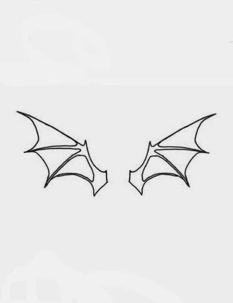 Bat Wings Outline, Y2k Flash Tattoo, Goth Stick And Poke Tattoo, Bat Wings Tattoo, Stick Poke Tattoo, 16 Tattoo, American Traditional Tattoo Ideas, Traditional Tattoo Ideas, Traditional Tattoo Designs