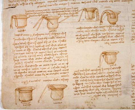 Pages from The Most Expensive Book in the World: Codex Leicester @ $30.80 million in 1994| Male Extravaganza Leonardo Da Vinci Biography, Codex Leicester, Da Vinci Inventions, Plate Tectonic Theory, Concentrated Solar Power, Water Experiments, Rocks And Fossils, Moving To Canada, Plate Tectonics