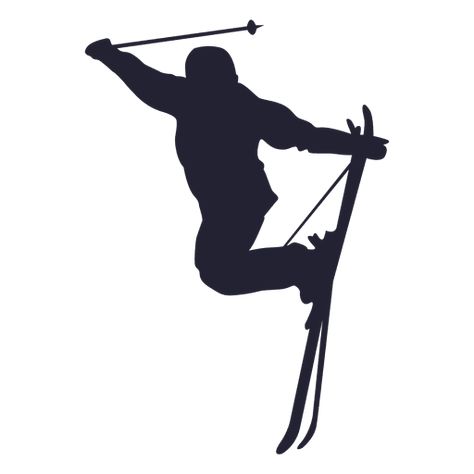 Skiing Silhouette, Skier Silhouette, Ski Designs, Ski Drawing, Ice Skiing, Sport Silhouette, Pyrography Art, Ski Jumping, Ski Touring