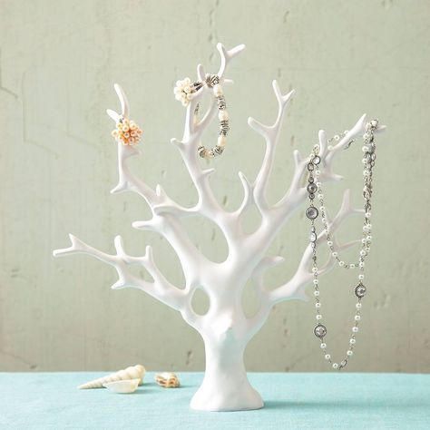 Coral Jewellery Tree Holder Tree Jewelry Holder, Jewerly Holders, Jewelry Tree Stand, Coral Tree, Ceramic Garden, Jewellery Holder, Diy Jewelry Holder, Tree Jewelry, Jewelry Holders