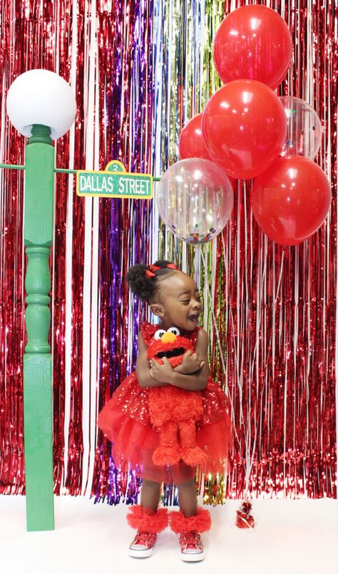 Elmo Pictures, Elmo First Birthday, 2nd Birthday Photos, Themed Photoshoot, Elmo Birthday Party, 1st Birthday Photoshoot, Elmo Party, 2nd Birthday Party Themes, Elmo Birthday