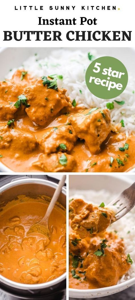 Butter Chicken Recipe Instant Pot, Chicken Instapot, Instant Pot Butter Chicken, Chicken Instant Pot, Recipe Instant Pot, Instant Pot Pasta Recipe, Butter Chicken Recipe, Best Instant Pot Recipe, Healthy Instant Pot Recipes