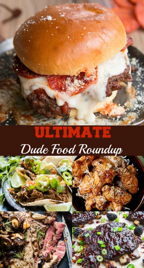 Party Food For Men, Hardy Meals For Men, Guys Weekend Food, Fathers Day Bbq Food, Father’s Day Food Ideas, Father’s Day Lunch Ideas, Father’s Day Appetizers, Fathers Day Bbq Party Ideas, Fathers Day Recipes