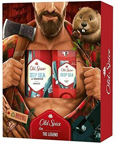 Men Deodorant, Gift Set For Men, Deodorant Stick, Old Spice, Holiday Gift Sets, Lumberjack, Packaging Labels, Gift Decorations, Deep Sea