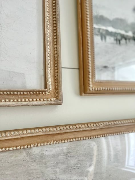 Plaster Picture Frames, Plain Frames, Diy Gallery Wall, Painted Picture Frames, Cheap Frames, Better Mom, Apple Craft, Mom Friends, Old Picture Frames