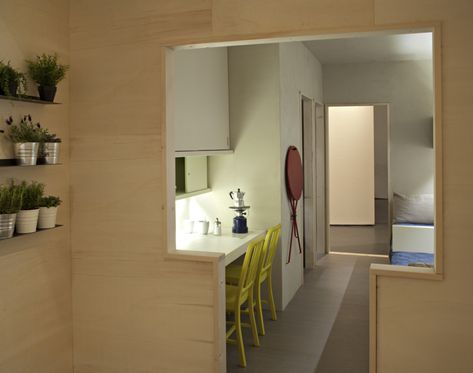 Microapartments Designed by Italian Prisoners - Core77 Micro Studio Apartment Ideas, Micro Studio Apartment, Micro Studio, Micro Apartment, Tiny Apartments, Studio Apartment Ideas, Apartment Organization, Micro House, Maputo