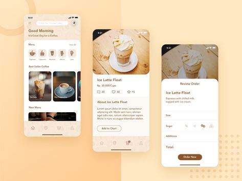 Coffee Application Design, Coffee Mobile, App Wireframe, Cafe Business, Beginner Henna, Mobile Application Design, Cooking App, Beginner Henna Designs, Coffee Wallpaper