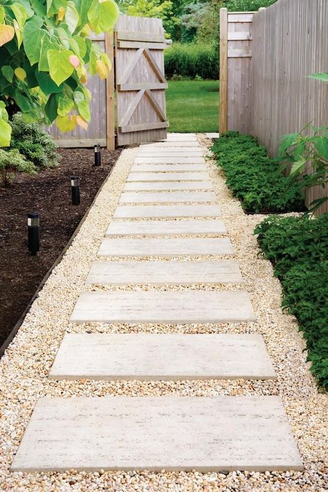 New Build Backyard Ideas, Backyard Country Landscaping, Diy Hardscaping Ideas, Perimeter Garden, Garden Patio Ideas, Bohemian Backyard, Backyard Transformation, Side Yard Landscaping, Backyard Dreams