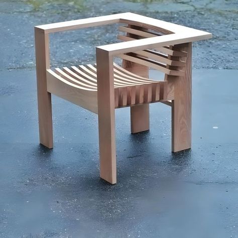 Wooden Chair Plans, Wood Chair Diy, Wood Chair Design, Woodwork Diy, Chair Design Wooden, Cnc Furniture, Wood Furniture Design, Furniture Design Chair, Furniture Design Wooden