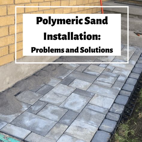 Polymeric Sand Diy, Polymeric Sand Pavers, Walkway Pavers Ideas, Sand Pavers, Sand Installation, Sealing Pavers, Patio Redo, Sand Patio, Outdoor Patio Pavers