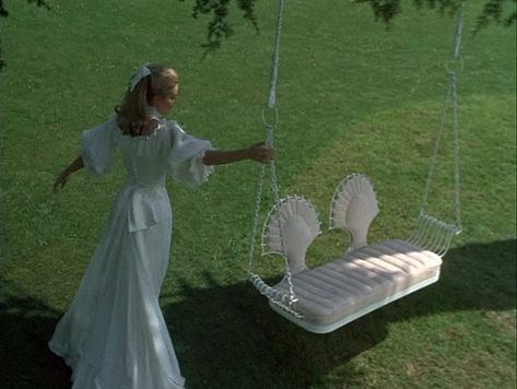 Mina Le on Instagram: “Mentally I am sitting on this swing set with a romantic or platonic lover (and wearing Truly Scrumptious’ white dress) Stills from Chitty…” Mina Le, Chitty Chitty Bang Bang, Truly Scrumptious, Princess Core, Princess Aesthetic, Feminine Aesthetic, Jolie Photo, Southern Belle, Swing Set