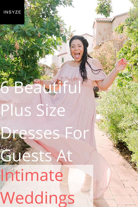 Insyze has rounded up the best plus size dresses for wedding guests at intimate weddings. #weddingguestoutfits Plus Size Beach Wedding Dress Guest, Pink Wedding Guest Dress Plus Size, Wedding Outfit Guest Plus Size, Pink Plus Size Maxi Dress, Plus Size Dresses For Wedding, Beach Wedding Outfit Guest, Best Plus Size Dresses, Beach Wedding Guest, Dresses For Wedding Guests