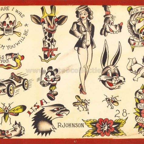 All Vintage Flash – Page 13 – Tattoo Collection 1940s Tattoos, Vintage Tattoo Flash Sheet, Western Tats, Traditional Tattoo Reference, Vintage Tattoo Flash, British Tattoo, Sailor Jerry Flash, Sailor Jerry Tattoo Flash, 9 Tattoo