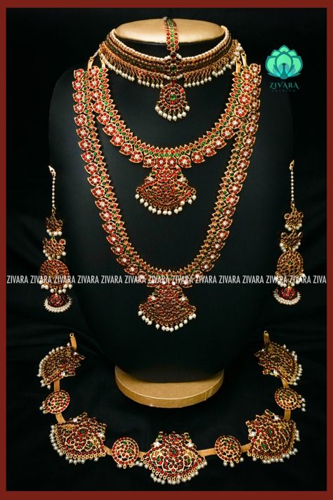 Bharatanatyam Temple Jewellery, Kemp Bridal Jewellery Set, Bridal Jewelry Sets South Indian, Kemp Jewellery Indian Bridal, Bharatanatyam Jewellery Set, Bharatnatyam Jewellery Set, Bharathanatyam Jewellery Set, Kuchipudi Dance Jewellery, South Indian Wedding Jewelry Sets