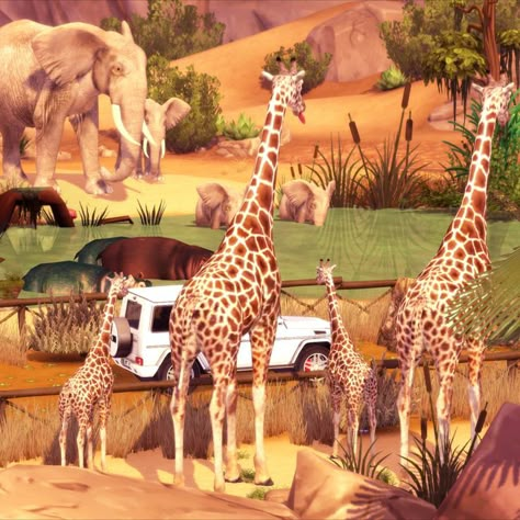 Information: 

Contains: 1 park preserved for Safari
Lot Size: 50/50
File size: 264 mb  

PS: Don't forget to enable the cheat (bb.moveobjects) before putting this build in your game. Sims 4 Zoo Animals, Sims 4 Giraffe Cc, Sims 4 This Is Them, Sims 4 Woodland Cc, Sims 4 Safari Cc, Sims 4 Animals, Sims 4 Cc Animals, Savage Animals, Blender Scenes