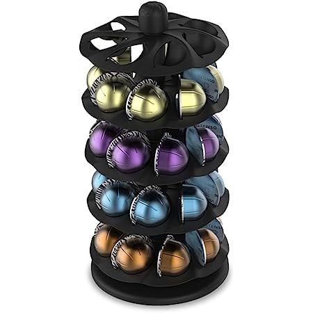 Nice spinning holder for your Nespresso Vertuo capsules. Nespresso Pod Holder, Keurig Coffee Pods, Coffee Pods Drawer, Coffee Pod Storage, Nespresso Pods, Capsule Holder, Coffee Pod Holder, Nespresso Capsules, Coffee Storage