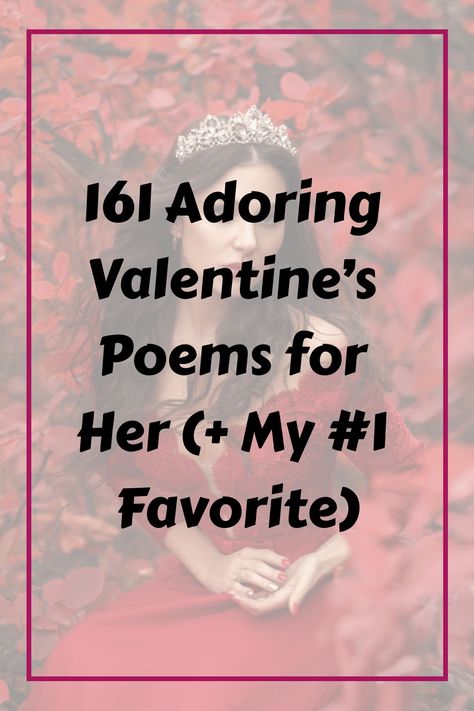 Here are my favorite Valentine’s poems for her. From short Valentine’s poems for her to Valentine’s Day poems for her. Find the best in one place here! Short Valentine Poems, Poems For Her, Valentines Poems, Valentines Day Poems, Why I Love You, Collection Of Poems, Poetry Collection, Loving Someone, Powerful Words