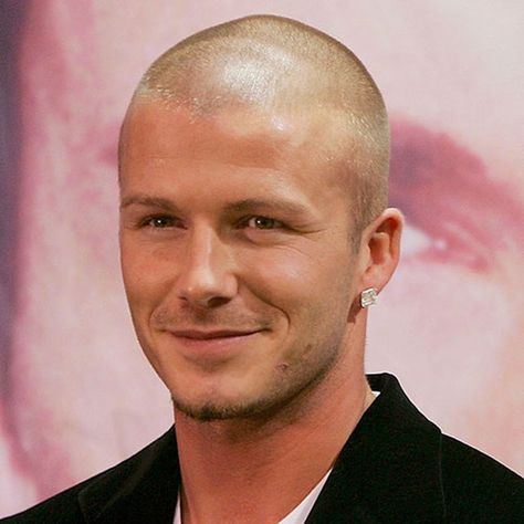 Go Ahead, Shave Your Head David Beckham Bald, Shaved Head Styles, David Beckham Haircut, Beckham Haircut, David Beckham Hairstyle, Buzz Haircut, Beckham Hair, Shaved Heads, Bald Look