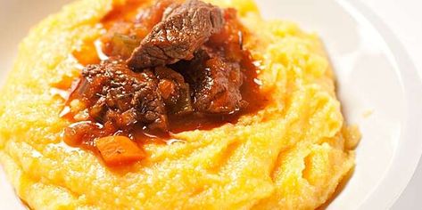 What Is Polenta, Polenta Breakfast, Baked Polenta, Risotto Alla Milanese, How To Cook Polenta, Polenta Cakes, Polenta Recipes, Creamy Polenta, Italian Recipes Traditional