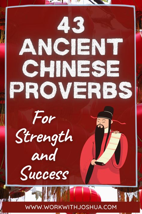 There are many words of wisdom to be found within Ancient Chinese Proverbs, and I hope this list inspires you to continue striving forward. #chineseproverbs #ancientchineseproverbs Chinese Proverbs Wisdom, Chinese Proverbs Quotes, Wise Proverbs, Chinese Wisdom, Ancient Wisdom Quotes, Spiritual Psychology, Chinese Proverbs, Proverbs Quotes, Ancient Wisdom