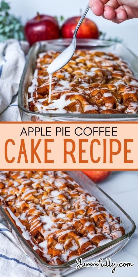 Dive into the best of both worlds with our Apple Pie Coffee Cake Recipe, a delightful fusion of classic apple pie flavors and the comforting goodness of coffee cake. If you’re a fan of this sweet treat or looking for more mouthwatering recipes to brighten your day, click here to explore a world of culinary delights that will keep you coming back for seconds! Apple Pie Filling Coffee Cake, Pie Filling Coffee Cake, Apple Pie Filling Cake, Pie Filling Cake, Apple Pie Coffee, Easy Apple Pie Filling, Filling Cake, Apple Pie Filling Recipes, Coffee Cake Recipes Easy