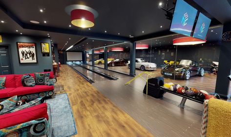 Next Level Recreation Room | Brunswick Bowling Bowling Room, Brunswick Bowling, Man Cave Games, Bowling Center, Recreation Room, Cave Game, Bowling Alley, Arcade Game, Rec Room