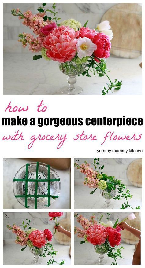 how to make a beautiful floral arrangement with grocery store flowers Grocery Store Flowers, Fleurs Diy, Diy Arrangements, Floral Arrangements Diy, Garden Types, Flowers Arrangements, Flower Arrangements Diy, Fresh Flowers Arrangements, Deco Floral