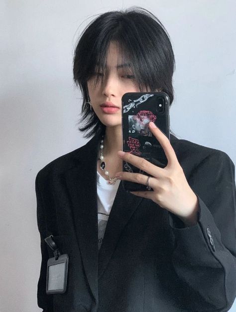 Asian Short Hair, Wolf Cut, Shot Hair Styles, Mullet Hairstyle, Hair Reference, Short Hair Haircuts, Hair Inspo Color, Long Hair Styles Men, Boy Hairstyles