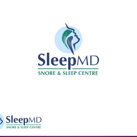 "Sleep MD - Snore and Sleep Centre" or just "Sleep MD" - Creating better nights, for better days. Help us set up our sleep clinic! We are a medical business that deals with obstructive sleep apnea. We do at home testing and sell continuous positiv... Sleep Clinic, Internet Logo, Clinic Logo, Medical Business, Better Days, Logo Inspiration, Logo Branding, Personal Care, Medical