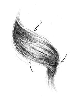 Sketching Hair, Draw Realistic Hair, Realistic Hair Drawing, Painting Ideas Easy Simple, How To Draw Realistic, Beginner Sketches, Portrait Tutorial, Painting Ideas Easy, Drawing Hair Tutorial