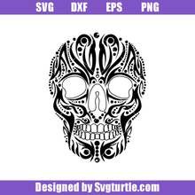 Skull Tribal Svg Skull Stencil, Skull Svg, Art Svg, Skull Art, Dxf Files, Download File, Skull Tattoo, The One, Instant Download