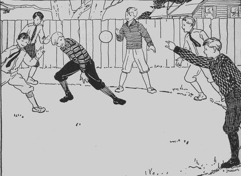 https://flic.kr/p/8nH9w8 | Dodge ball circa 1930 | Health Habits; Book Two by William E. Burkard, Raymond L. Chambers, and Frederick W. Maroney.  Illustrated by Vera Stone Norman.  Lyons and Carnahan 1925-30.  From the Health, Happiness, Success Series. Habits Book, Inktober 2023, Health Habits, Photo Album, Dodge, Humanoid Sketch, Stone, Health, Books