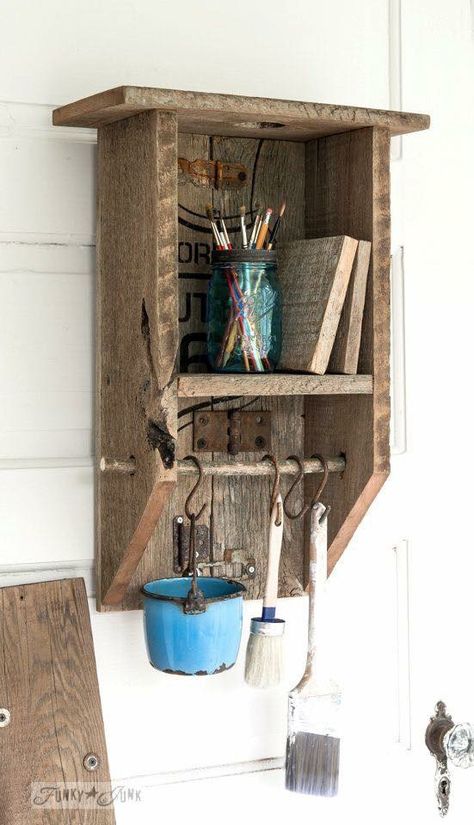 Paint Organization, Woodworking Projects Furniture, Woods Forest, Kabinet Dapur, Aesthetic Forest, Barn Wood Projects, Wood Branch, Reclaimed Wood Projects, Diy Wood Signs