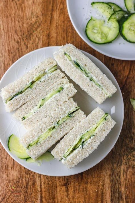 Easy cucumber sandwiches with cream cheese. A great appetizer for traditional afternoon tea, cucumber sandwiches is healthy and quick to make. #DIYSandwichBarIdeas Sandwich Bar, Cucumber Sandwiches, Great Appetizers, Free Offer, Food App, Food Waste, Meal Planner, Afternoon Tea, Cucumber