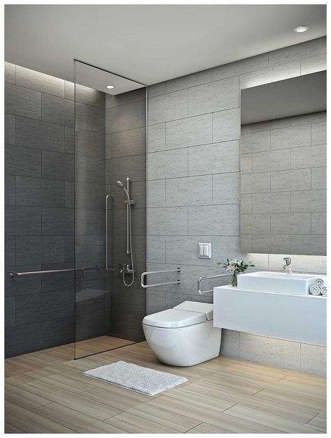 Senior Bathroom, Accessible Homes, Universal Design Bathroom, Room Design Bathroom, Accessibility Design, Tub To Shower Remodel, Accessible Bathroom Design, Wet Room Bathroom, Shower Remodel Diy