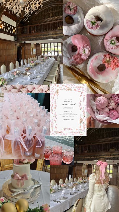 Pink Bridal Aesthetic, Bridal Shower Pretty In Pink, Pink Bridal Shower Ideas Bows, Feminine Bridal Shower Ideas, Pink Theme Bridal Shower Ideas, Tying The Knot Bridal Shower Theme Bows, Girly Bridal Shower Themes, She’s Tying The Knot Bow Theme, Girly Bridal Shower Ideas