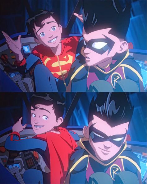 Super Sons Wallpaper, Dc Superfamily, Dc Supersons, Battle Of The Super Sons, Dc Comics Funny, All Batmans, Kyle Rayner, Super Sons, Thomas Wayne