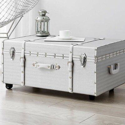 Dorm Trunk, College Storage, Adding Storage, Dorm Supplies, Dorm Storage, College Sorority, Coffee Table Trunk, Storage Trunks, Small Apartment Living Room